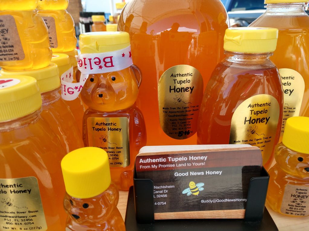 tupelo honey, good news honey, buddys honey