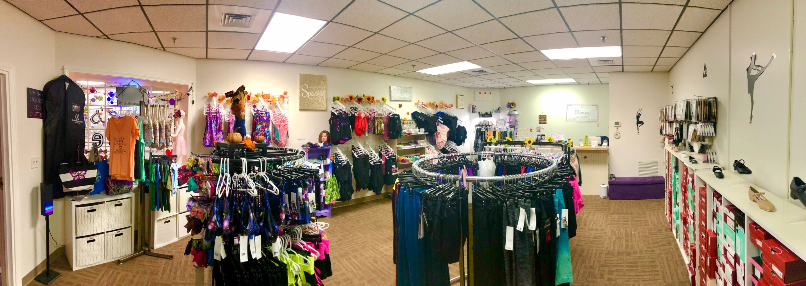Dance, Store, Shoes - Meme's Dance Boutique - Watertown, Connecticut, image size:2560x911