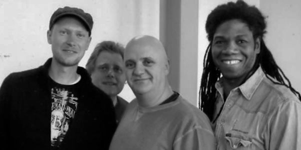 Marcus (Friedrich) Schultz zusammen mit Frank Gamble und Philip Bynoe