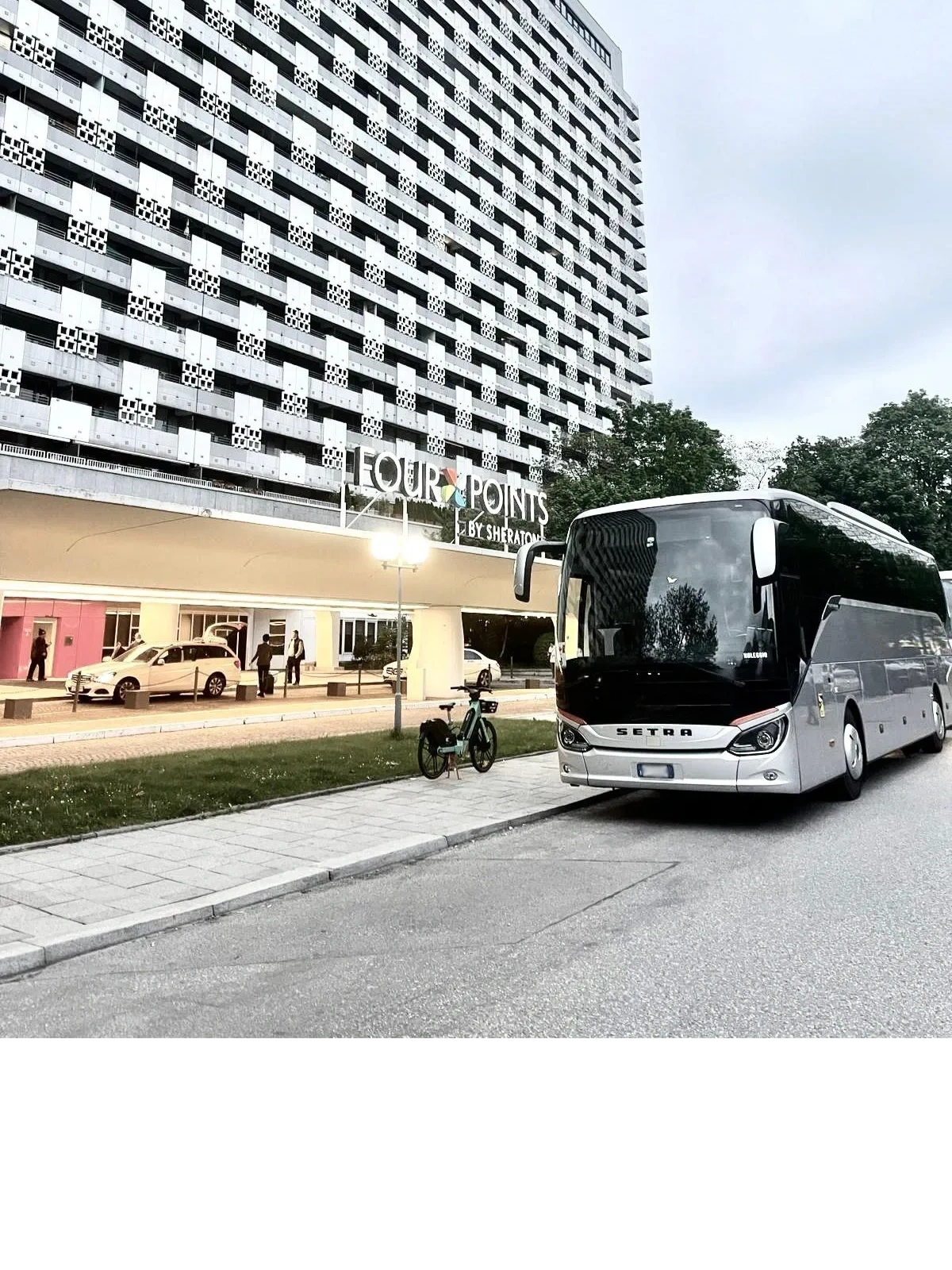 sheraton four points svizzera bus setra noleggio long distance coach b2b viaggi gruppo tour pullman