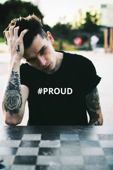 #Proud black unisex t