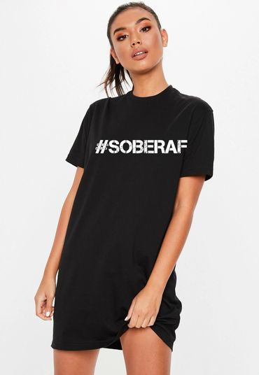 #sober a f black long bed t