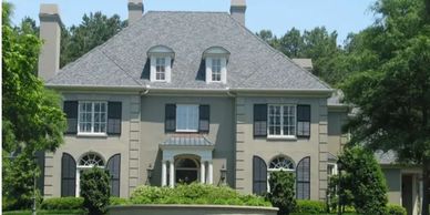 A house with a pleasant exterior space