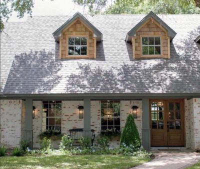 A view of the exterior of a property