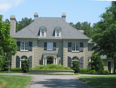 A house with a nice exterior design