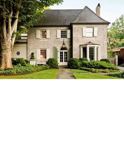 A view of the exterior of a property