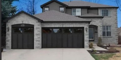 A house with a garage