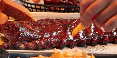 Hank Daddy's BBQ catering for company picnics and outdoor events has customizable menus