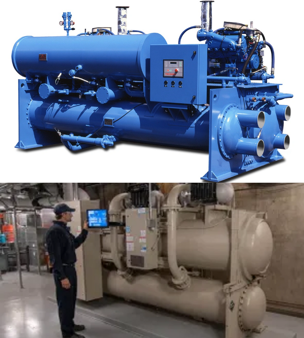 CoGen (CHP) pairs well with Chillers.  We have utilized both natural gas-powered and multiple brands