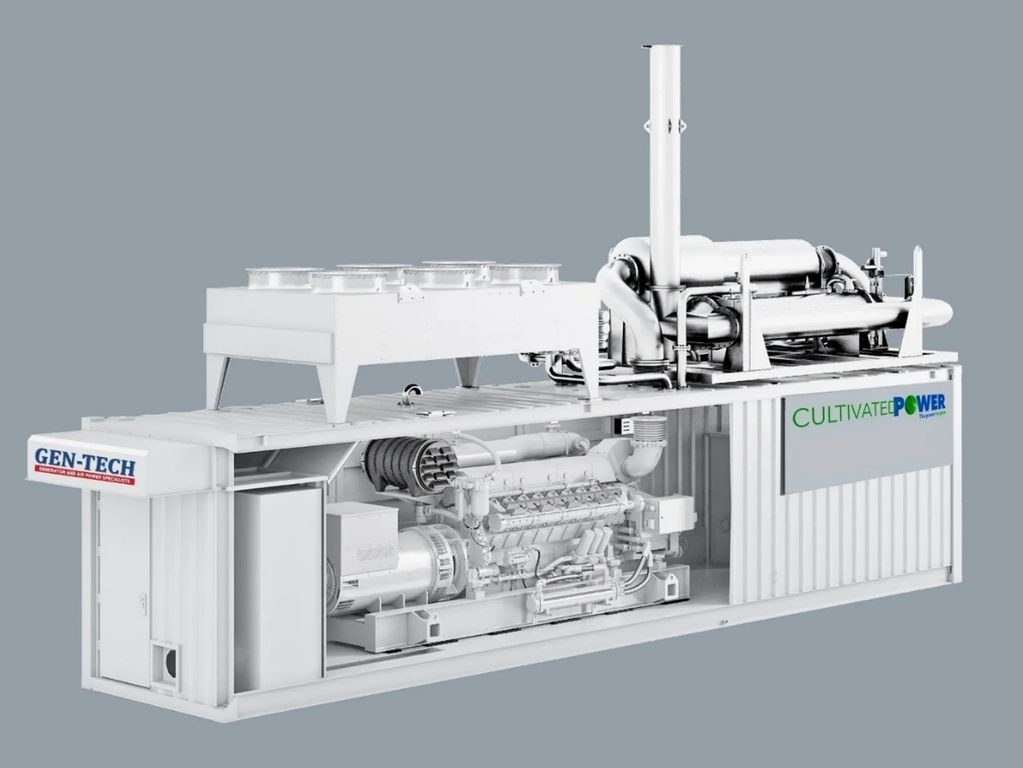 Packaged 1 MW Unit with SCR, CO2 and heat rejection radiators