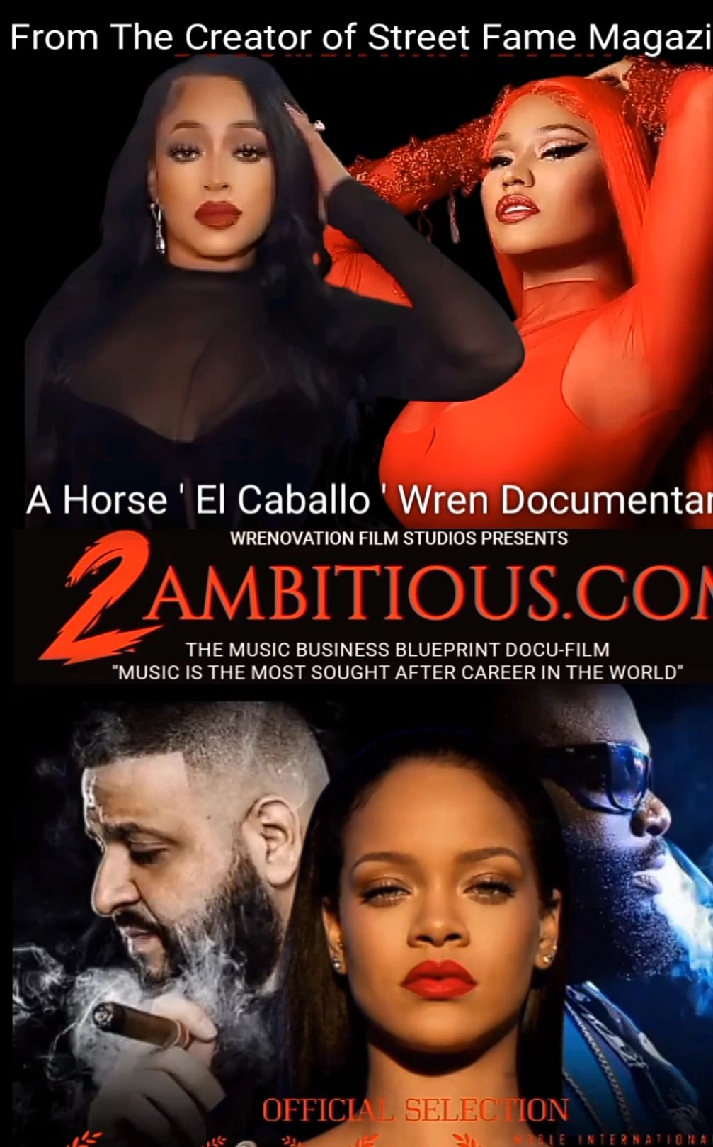 Horse ' El Caballo ' Wren 2ambitious.com music industry docuseries 