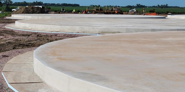 RNG tank foundation pads