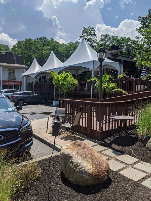 Outside Entrance with Tent