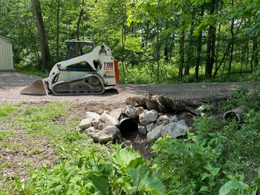 New driveway culvert install