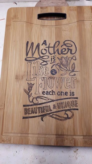 Pyrography Hand burnt board