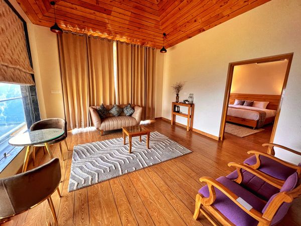 Living Room with a cozy couch and comfortable seating