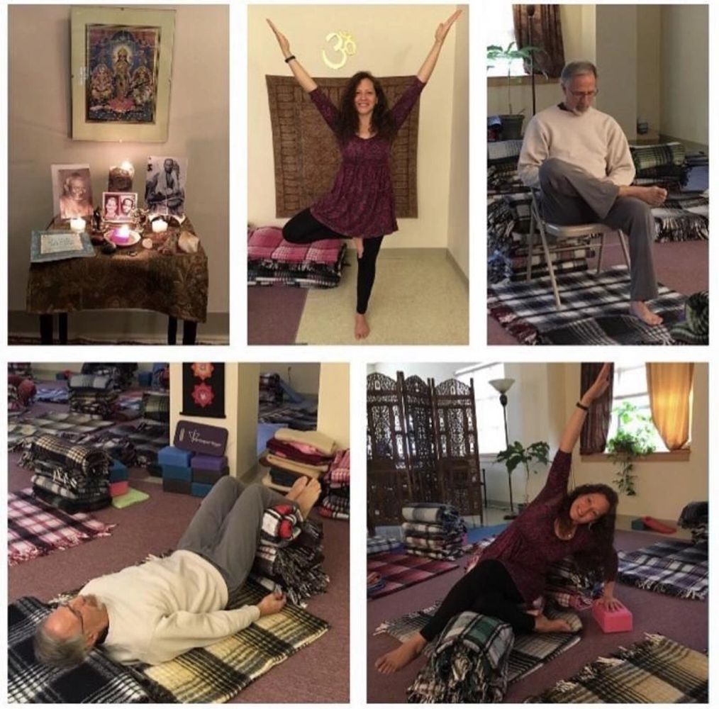 What our yoga class looks like