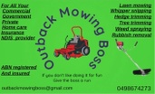 Outback Mowing Boss