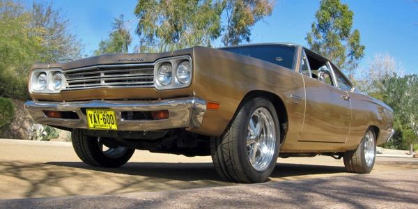 1969-plymouth-belvedere-t3-honey-bronze-metallic-front-three-quarter-view