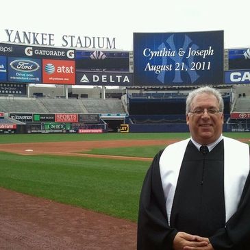 New Jersey Wedding Minister Yankee Stadium