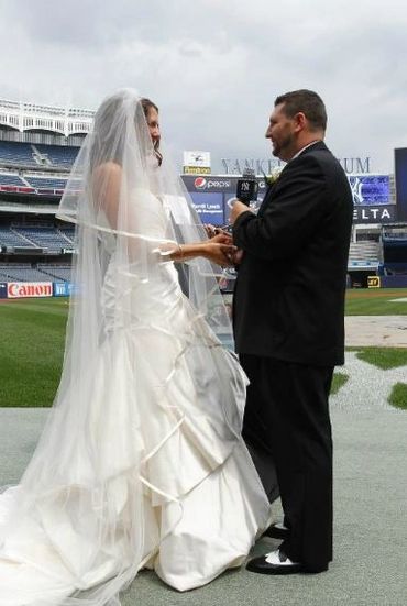 Mitch the Minister
Yankee Stadium Wedding