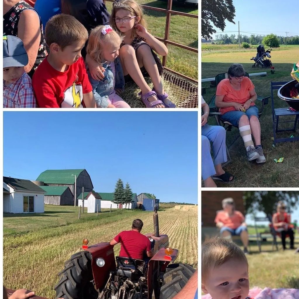 church picnic, bbq, wagon ride, food, fellowship, fun, children, families