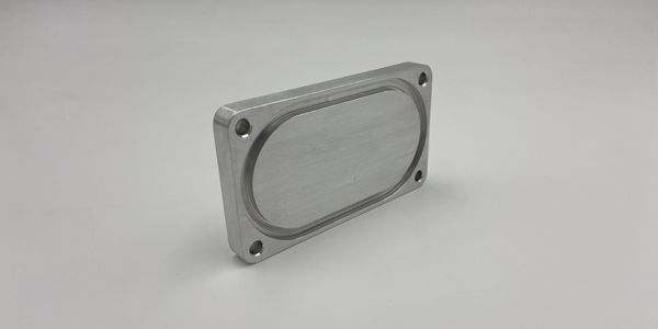 Sub miniature D type bulkhead blank flange