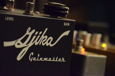 Gjika Gainmaster - the ultimate gain pedal.