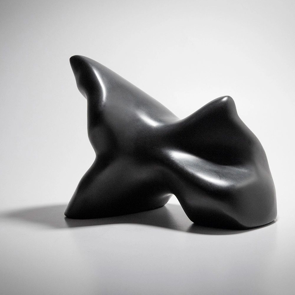 South African Art: Abstract Bronze Sculpture