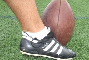 Football kicker placement