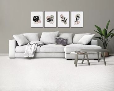 Wall to wall carpeting with plenty of style to spare