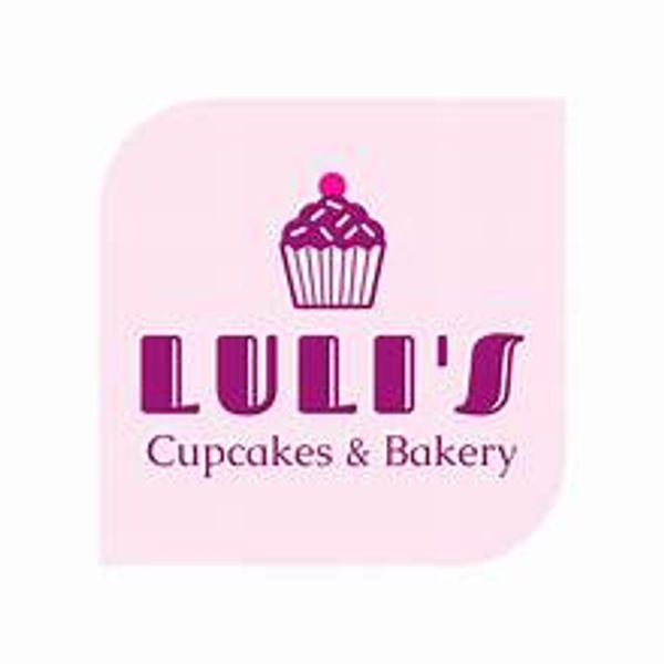 Logo of Luli's Cupcakes & Bakery featuring a cupcake icon.