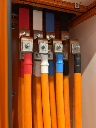 Main switchboard cable terminations