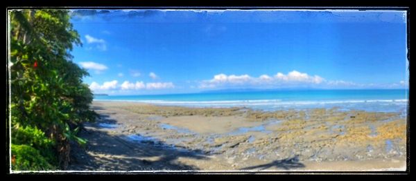 Pavones Beach Real Estate, Our homepage photo is the beach in front of several properties for sale