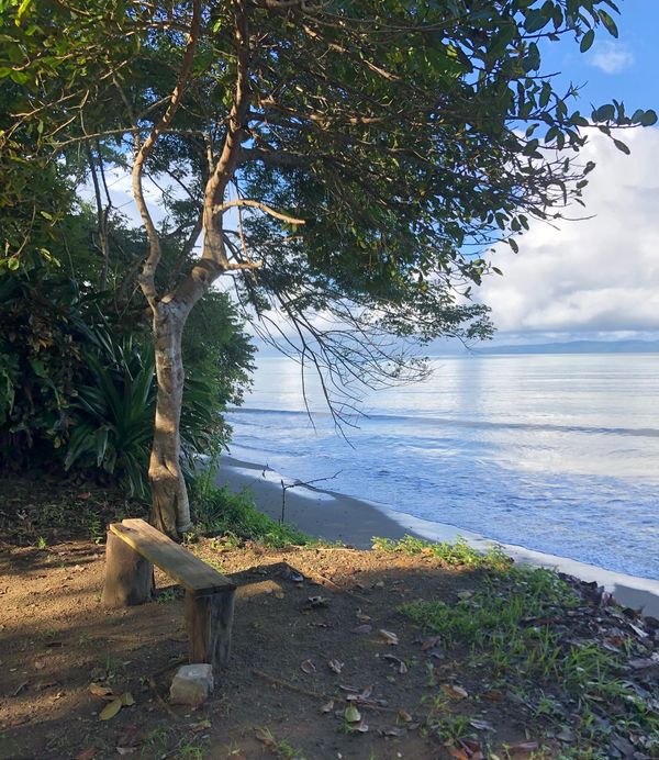 The beach a short walk from home And one of the private parts of Pavones for relaxing with Coffee