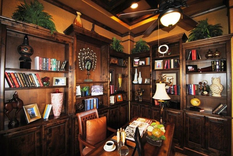 Custom Study Cabinets in North Texas
