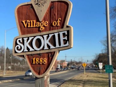 Sign - village of Skokie
Est. 1888