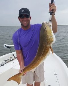 Large redfish caught near Venice La.