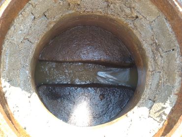 Limpieza de drenaje tapado.