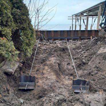 seawall installation