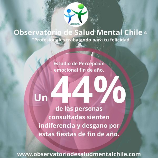 Un 44% de las personas consultadas mencionan sentir desgano por las fiestas de fin de año.