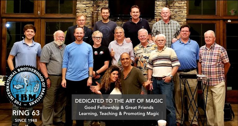 Greenville SC Magic Club International brotherhood of magicians ring 63 magician