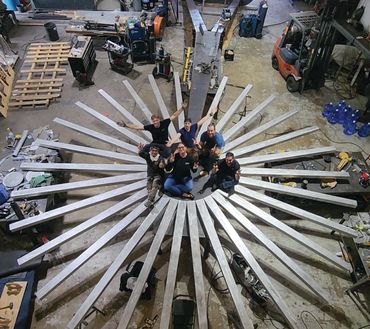 "Starchild" by FriendsWithYou. Miami Beach, Florida, US, 2022. Fabrication & install by EES Design.