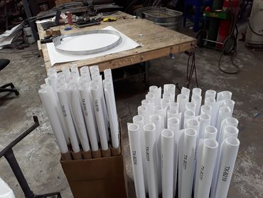 "Texas Twister" by Alice Aycock.
Fabrication and installation by EES Design Studio.