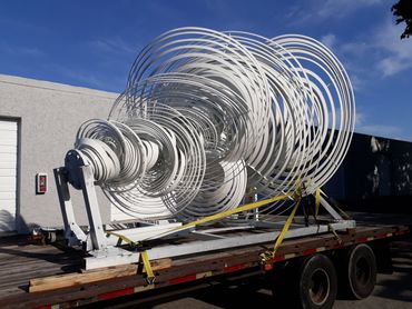 "Texas Twister" by Alice Aycock.
Fabrication and installation by EES Design Studio.