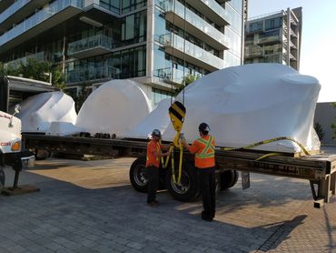 "Toronto Twister" by Alice Aycock.
Fabrication and installation by EES Design Studio.
