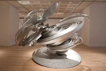 "Untitled Cyclone" by Alice Aycock.
Fabrication and installation by EES Design Studio.