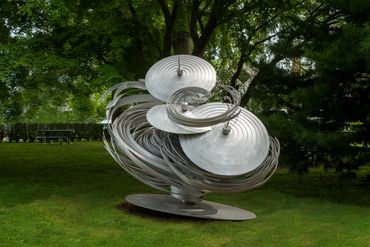 "Untitled Cyclone" by Alice Aycock.
Fabrication and installation by EES Design Studio.