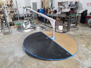 "Untitled Cyclone" by Alice Aycock.
Fabrication and installation by EES Design Studio.