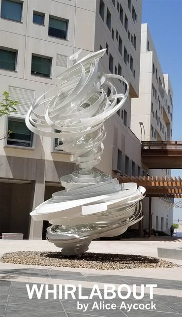 "Whirlabout" by Alice Aycock
Installed at the NYUAD Campus in Abu Dhabi
Fabrication by EES Design